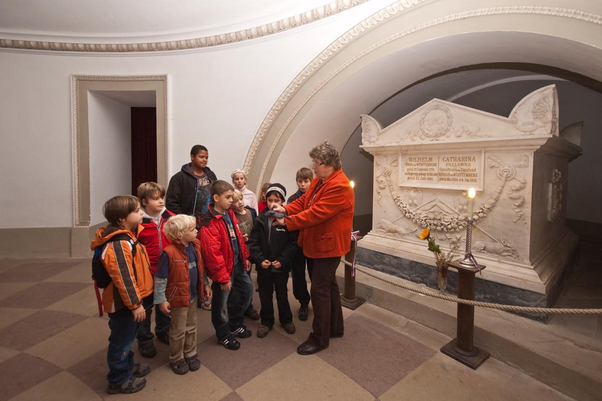 Kinderführung in der Grabkapelle