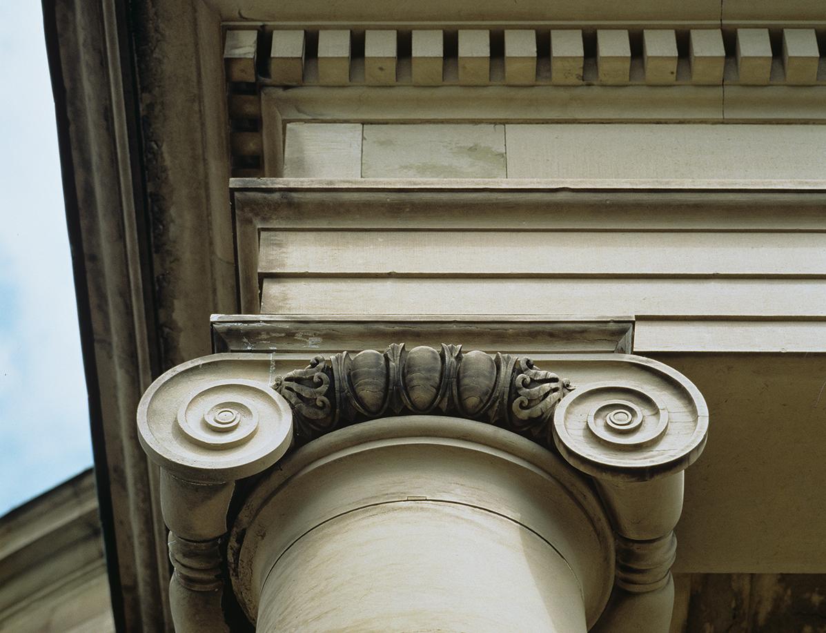 Column capitals at the Sepulchral Chapel on Württemberg Hill