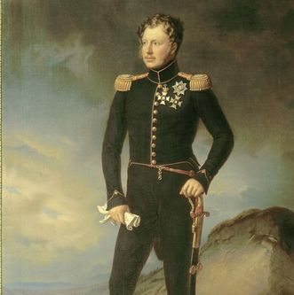 King Wilhelm I, painting by Stieler, circa 1816