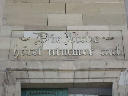 the Sepulchral Chapel on Württemberg Hill, lettering