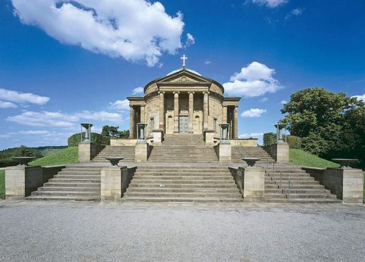 Chapelle funéraire du Wurtemberg, Vue extérieure